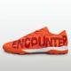Nivia Encounter Retro Turf Football Shoe - Neon Citrus/Festival Fuchsia Nivia Encounter Retro Turf Football Shoe - Neon Citrus/Festival Fuchsia