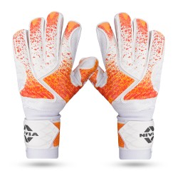 Nivia Finger Saviour Goalkeeper Gloves For Men & Women - Orange