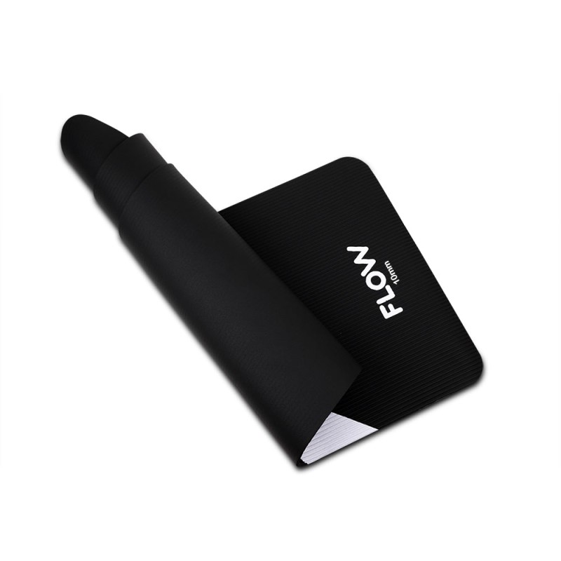 Nivia Flow Yoga Mat 10MM - Black Nivia Flow Yoga Mat 10MM - Black