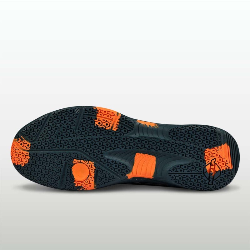 Nivia Glister 3.0 Badmintion Shoe - Green/Orange
