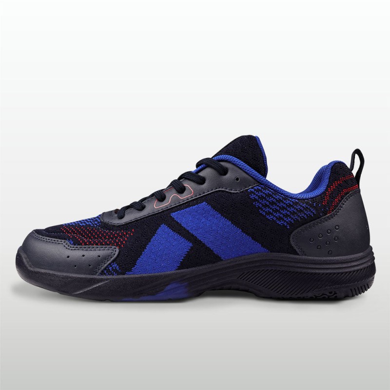 Nivia Glister 3.0 Badmintion Shoe - N.Blue/R.Blue