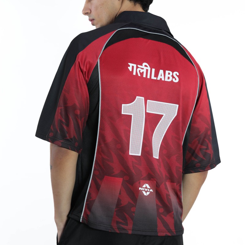 Nivia Gully Labs x Nivia Jersey - Red Nivia Gully Labs x Nivia Jersey - Red