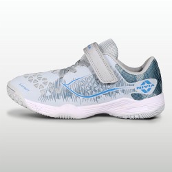 Nivia Hy-Court 3.0 Kids Velcro Shoes - Grey