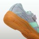 Nivia Mid Court Kids Badminton Shoe - Grey/Yucca