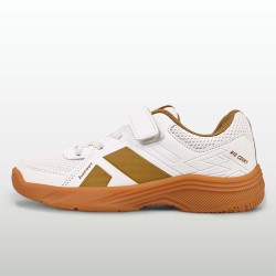 Nivia Mid Court Kids Badminton Shoe - White