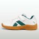 Nivia Mid Court Kids Badminton Shoe - White/Kayaking