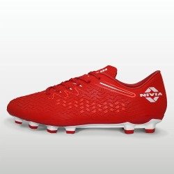 Nivia Nitro Men's Football Studs - Metallic Red