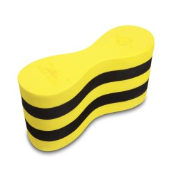 Nivia Swimming Pullbuoy For Kids/Adults - Yellow/Black