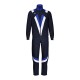 Nivia Retro Dobby Track - Navy / Sky Blue/ White