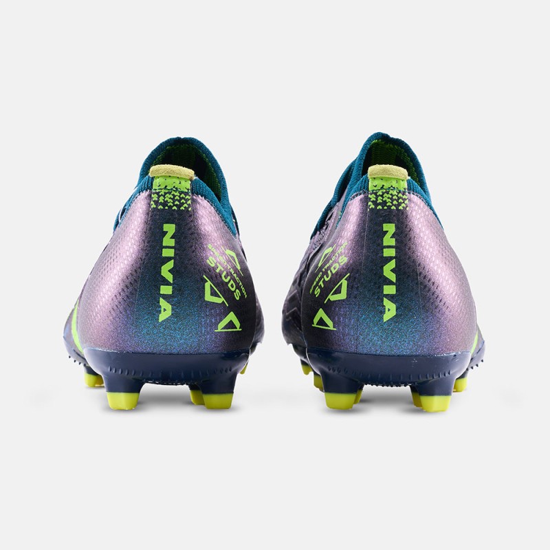 Nivia Shastra 2.0 Football Shoe Stud - Black Aqua Nivia Shastra 2.0 Football Shoe Stud - Black Aqua