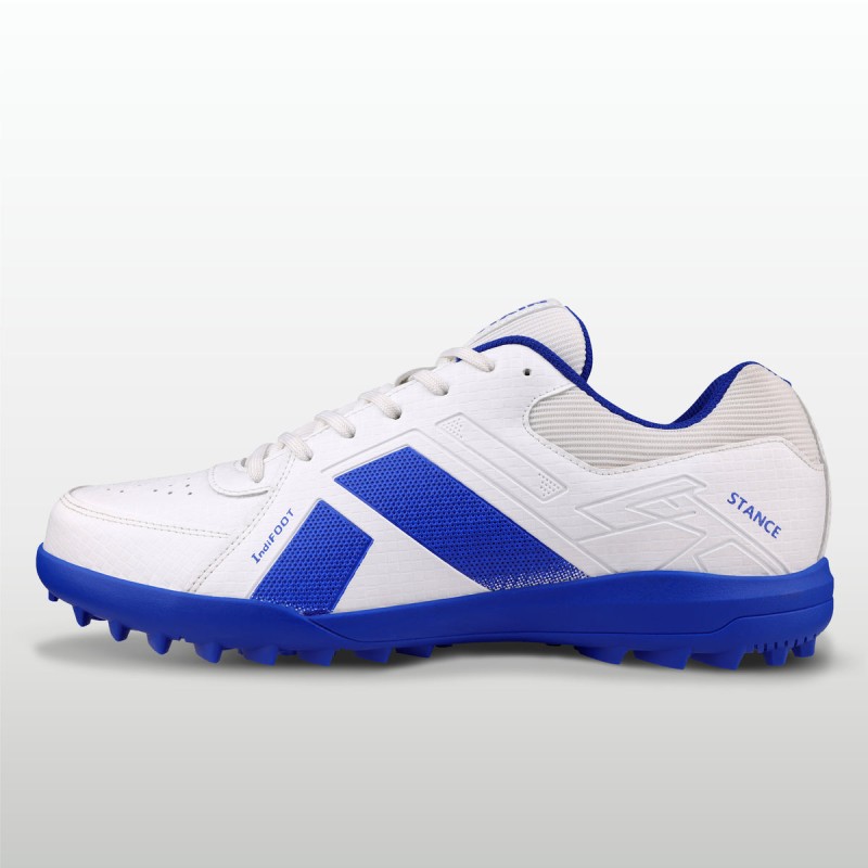 Nivia Stance Cricket Shoe - White/Blue Nivia Stance Cricket Shoe - White/Blue
