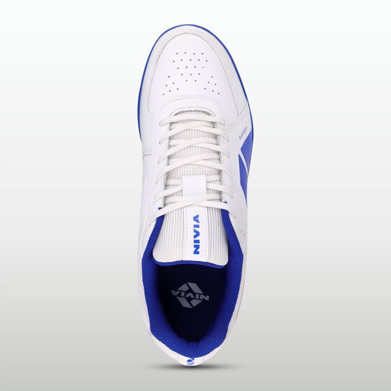 Nivia Stance Cricket Shoe - White/Blue Nivia Stance Cricket Shoe - White/Blue