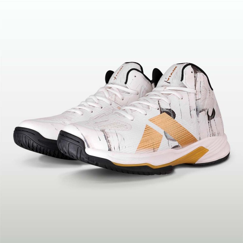 Nivia Stormbreaker Basketball Shoe - Grey/Black Nivia Stormbreaker Basketball Shoe - Grey/Black