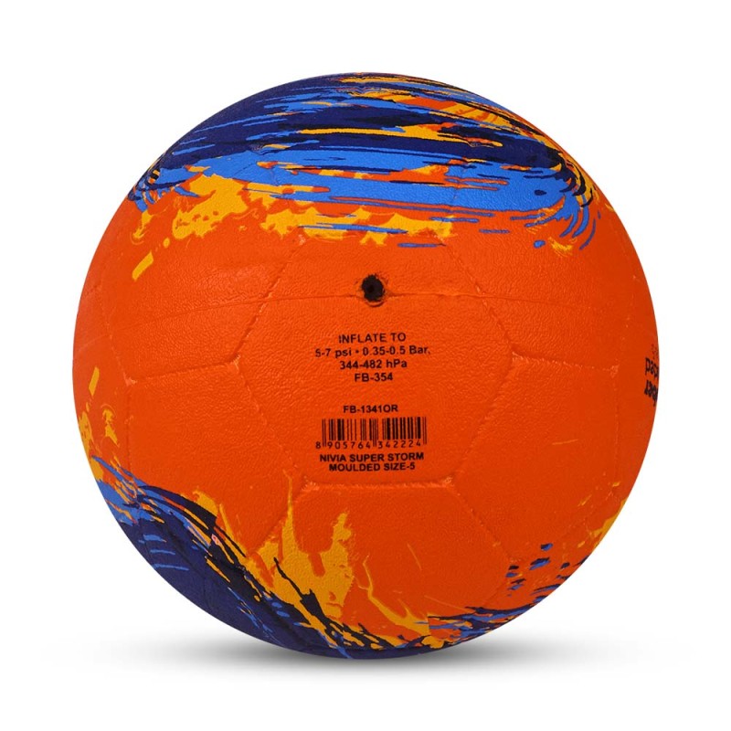 Nivia Super Storm Moulded Football Size 5 - White
