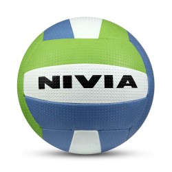 Nivia Volley War - Blue/Green/White
