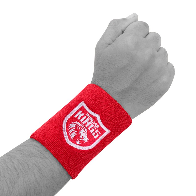 Nivia PUNJAB KINGS X NIVIA PERFORMANCE WRIST BAND - Red Nivia PUNJAB KINGS X NIVIA PERFORMANCE WRIST BAND - Red