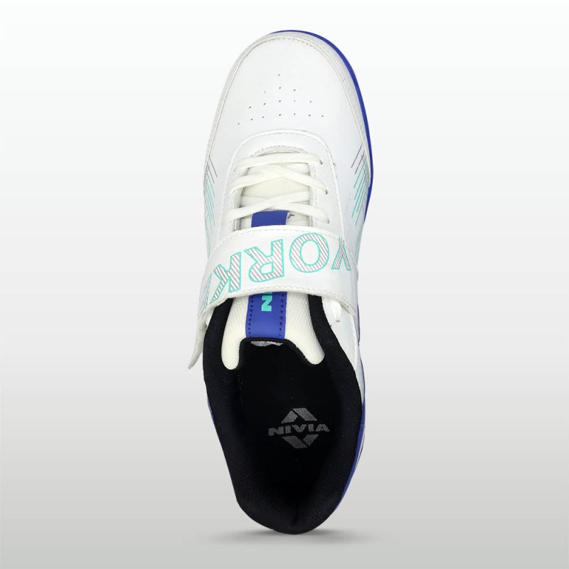 Nivia Yorker 2.0 Cricket Shoes - Blue/Green