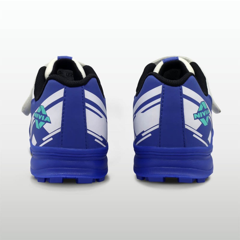 Nivia Yorker 2.0 Cricket Shoes - Blue/Lime