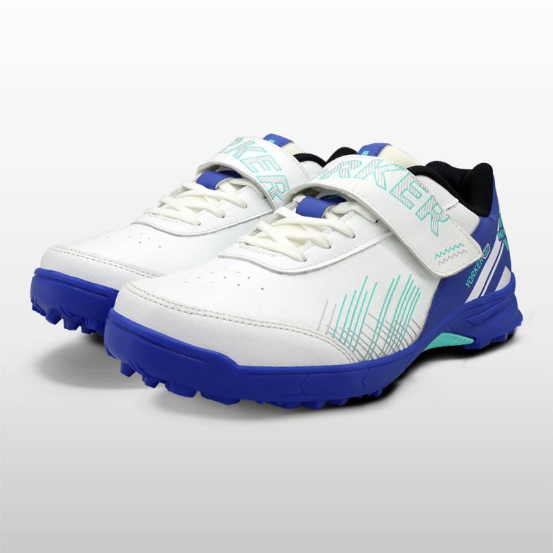 Nivia Yorker 2.0 Cricket Shoes - Navy/Orange