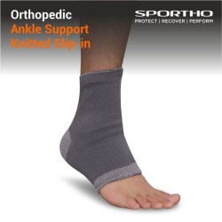Nivia Ankle Support With Closed Heel, Ankle Sleeves, Braces or Wraps , For Support & Stability Available in S | M | L | XL & GreyColor , Used for All kind of impact Sports - Grey Nivia Ankle Support With Closed Heel, Ankle Sleeves, Braces or Wraps , For Support & Stability Available in S | M | L | XL & GreyColor , Used for All kind of impact Sports - Grey