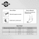 Nivia Ankle Support With Closed Heel, Ankle Sleeves, Braces or Wraps , For Support & Stability Available in S | M | L | XL & GreyColor , Used for All kind of impact Sports - Grey Nivia Ankle Support With Closed Heel, Ankle Sleeves, Braces or Wraps , For Support & Stability Available in S | M | L | XL & GreyColor , Used for All kind of impact Sports - Grey