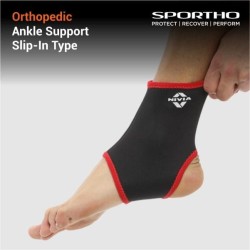 Nivia Ankle Support Slip in , Ankle Sleeves, Braces or Wraps , For Stability & Joint Support Available in S | M | L & Black / Red Color , Used for All kind of impact Sports - Multicolor Nivia Ankle Support Slip in , Ankle Sleeves, Braces or Wraps , For Stability & Joint Support Available in S | M | L & Black / Red Color , Used for All kind of impact Sports - Multicolor