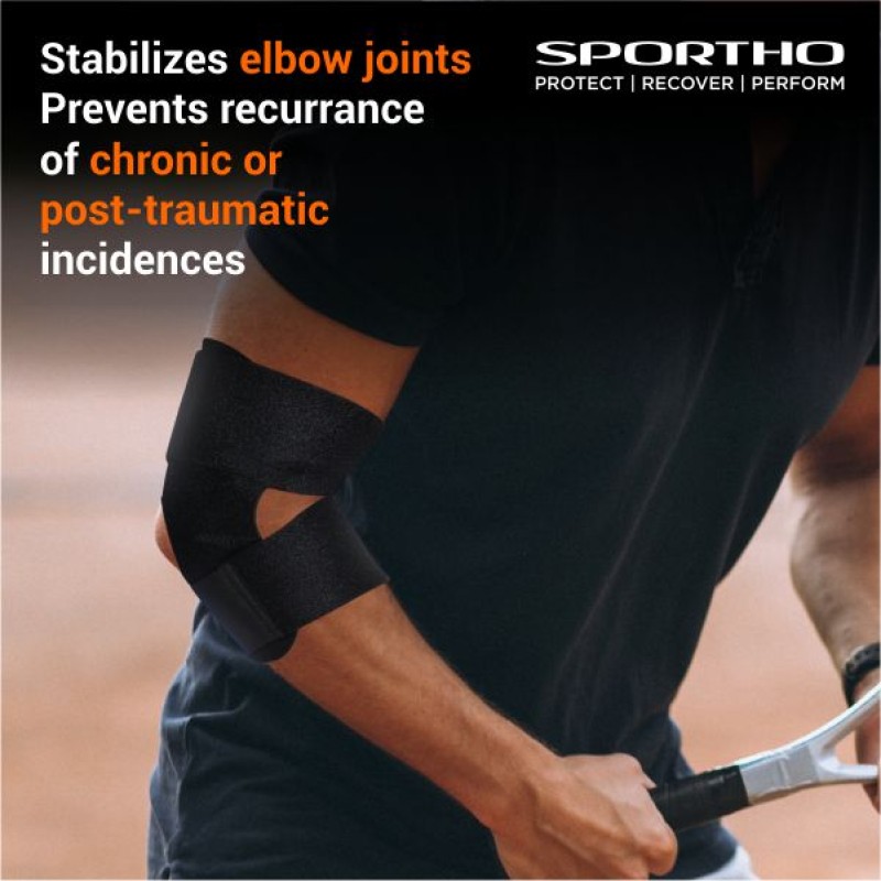 Nivia Orthopedic Basic Elbow Support (Rb-23) - Black