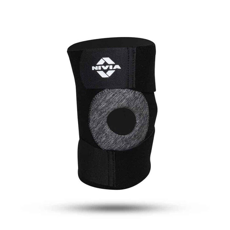 Nivia Basic Patella Knee Support With Adjustable Vecro, Knee Braces & Sleeves, For Pain Relief & Recovery Available in S | M | L | XL & Black Color , Used for Rehabilitation & Recovery Nivia Basic Patella Knee Support With Adjustable Vecro, Knee Braces & Sleeves, For Pain Relief & Recovery Available in S | M | L | XL & Black Color , Used for Rehabilitation & Recovery