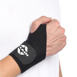 Nivia Orthopedic Basic Wrist With Thumb Support (Rb-24) Pair - Black