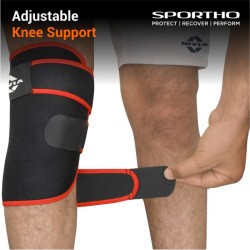 Nivia Orthopedic Knee Support Adjustable - Black Nivia Orthopedic Knee Support Adjustable - Black