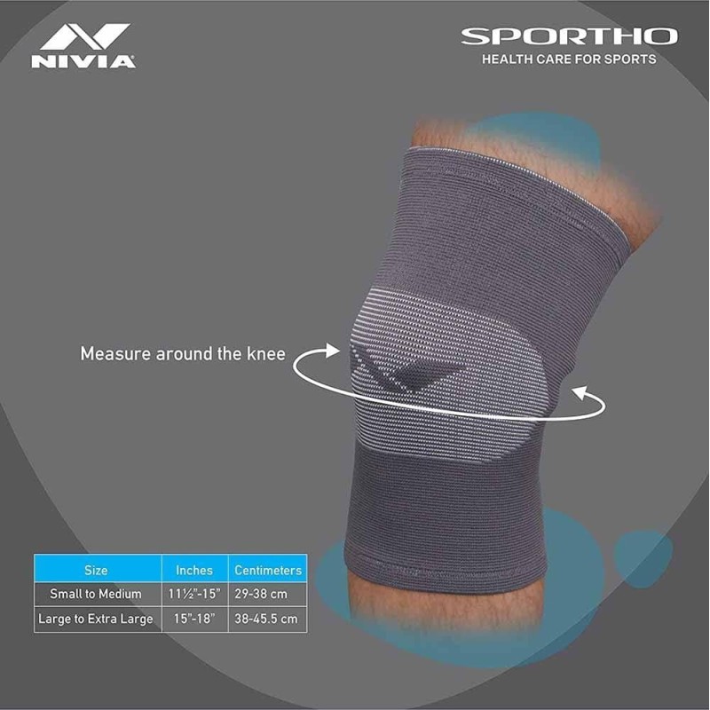 Nivia Super Soft Knee Support - Slip in , Knee Braces & Sleeves, For Stability & Joint Support Available in S | M | L | XL & GreyColor , Used for All kind of impact Sports - Grey Nivia Super Soft Knee Support - Slip in , Knee Braces & Sleeves, For Stability & Joint Support Available in S | M | L | XL & GreyColor , Used for All kind of impact Sports - Grey