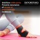 Nivia Ankle Support With Adjustable Velcro, Ankle Sleeves, Braces or Wraps , For Injury Prevention Available in S | M | L | XL & Black / Red Color , Used for Rehabilitation & Recovery Nivia Ankle Support With Adjustable Velcro, Ankle Sleeves, Braces or Wraps , For Injury Prevention Available in S | M | L | XL & Black / Red Color , Used for Rehabilitation & Recovery