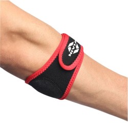 Nivia Orthopedic Performance Tennis Elbow Support - Black/Red