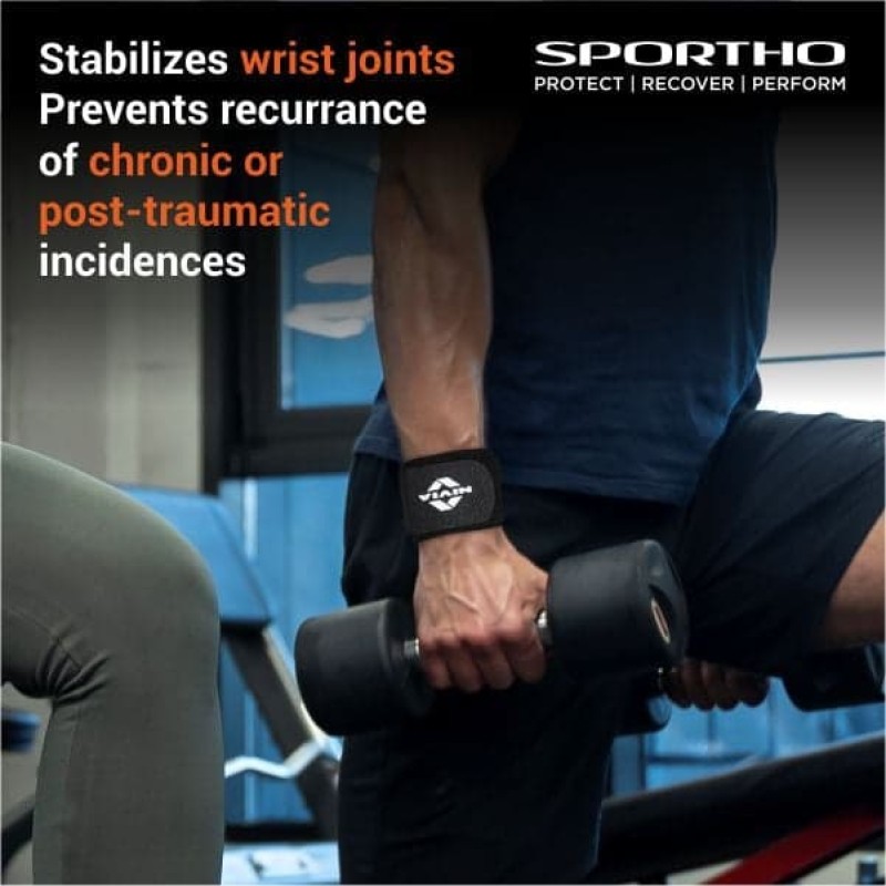 Nivia Orthopedic Wrist Support - Black