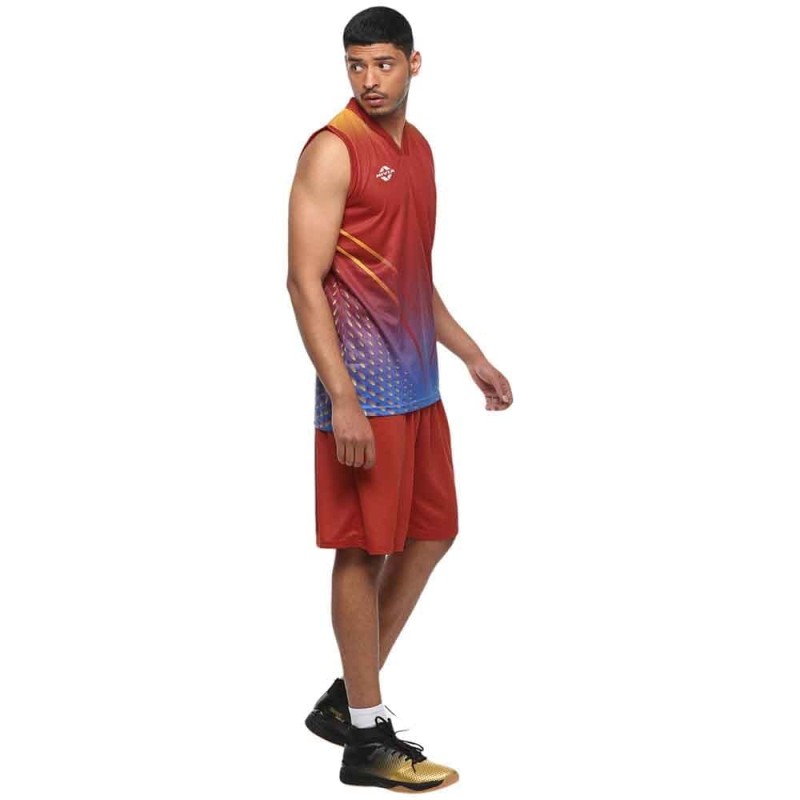 Nivia Panther Sublimation Basketball Jersey Set - Purple