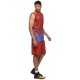 Nivia Panther Sublimation Basketball Jersey Set - Red
