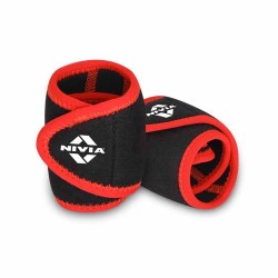 Nivia Performance Orthopedic Wrist Support (Pair) - Black/Red