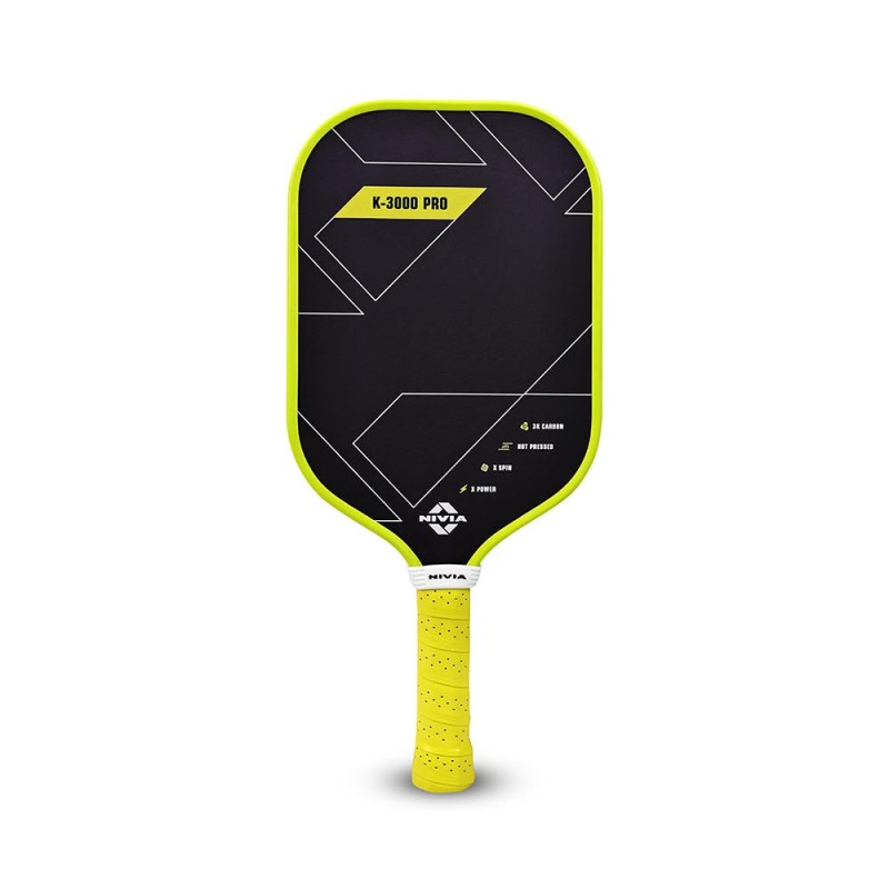 Nivia Pickleball Paddle K-3000 PRO - Yellow / Black Nivia Pickleball Paddle K-3000 PRO - Yellow / Black