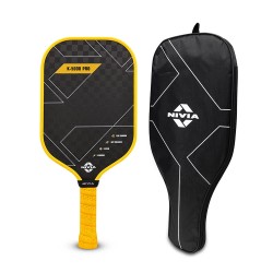 Nivia Pickleball Paddle K-5000 PRO - Black/Orange