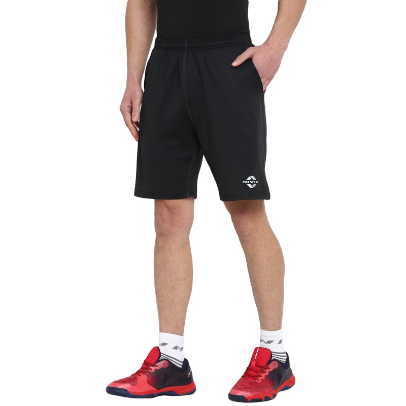 Nivia Powerstrike Shorts - Black Nivia Powerstrike Shorts - Black