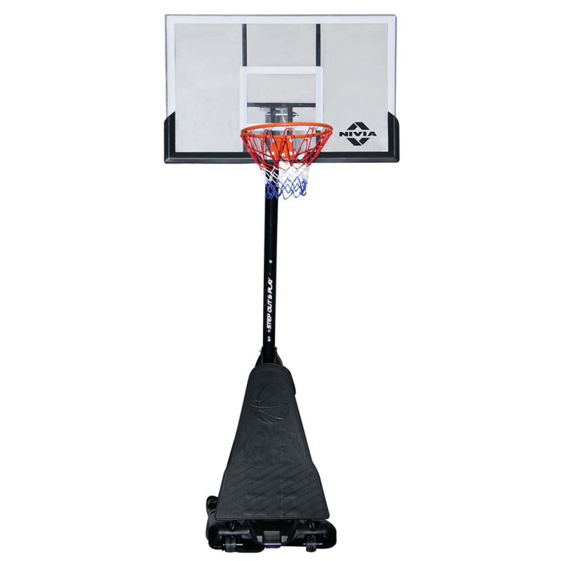 Nivia Pro Dunk Portable Basketball Set with Acrylic Board - Multicolor
