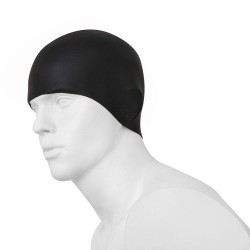 Nivia Pro Silicone Swimming Cap - White