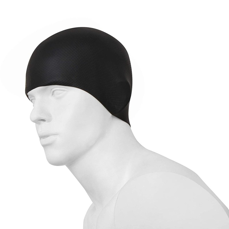 Nivia Pro Silicone Swimming Cap - White