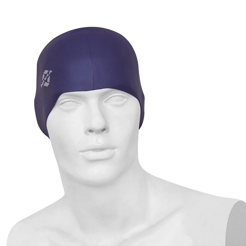 Nivia Pro Silicone Swimming Cap - White