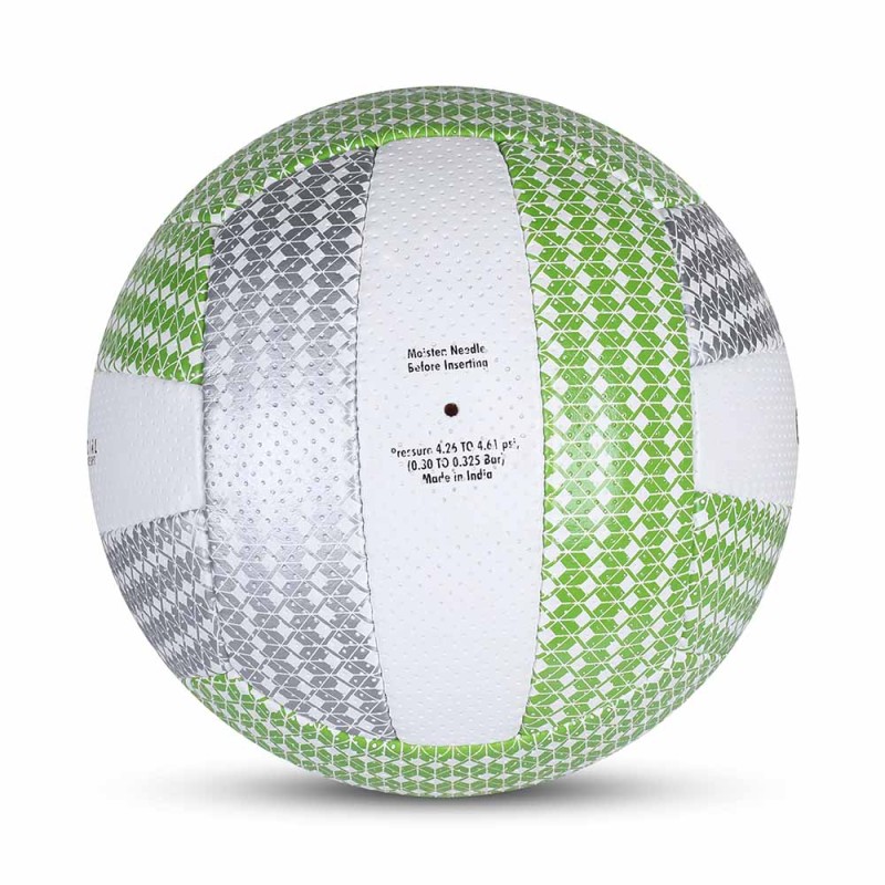 Nivia VB 3000 PU Hand-Stitched Training Volleyball - White/Green Nivia VB 3000 PU Hand-Stitched Training Volleyball - White/Green
