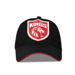 Nivia PUNJAB KINGS x NIVIA MICRO DOBBY CAP - Black