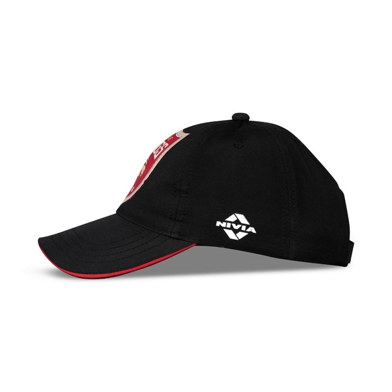 Nivia PUNJAB KINGS x NIVIA MICRO DOBBY CAP - Black Nivia PUNJAB KINGS x NIVIA MICRO DOBBY CAP - Black