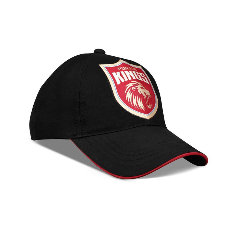 Nivia PUNJAB KINGS x NIVIA MICRO DOBBY CAP - Black Nivia PUNJAB KINGS x NIVIA MICRO DOBBY CAP - Black