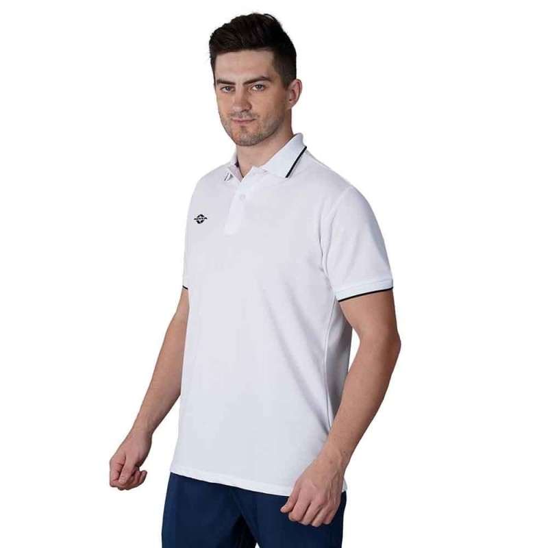 Nivia Ray Polo-17 Pique T-Shirt - Black Nivia Ray Polo-17 Pique T-Shirt - Black