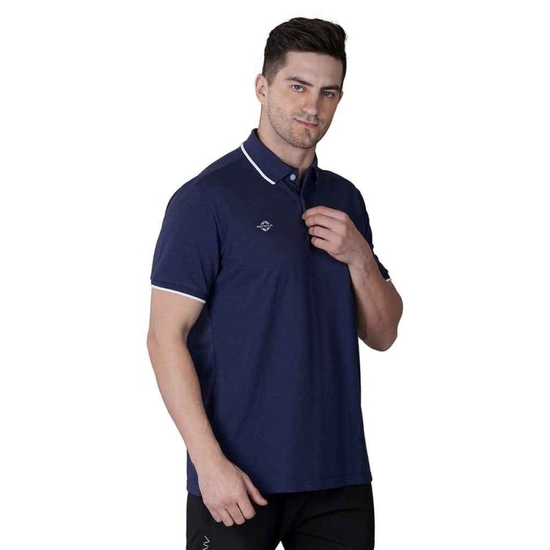 Nivia Ray Polo-17 Pique T-Shirt - Black Nivia Ray Polo-17 Pique T-Shirt - Black